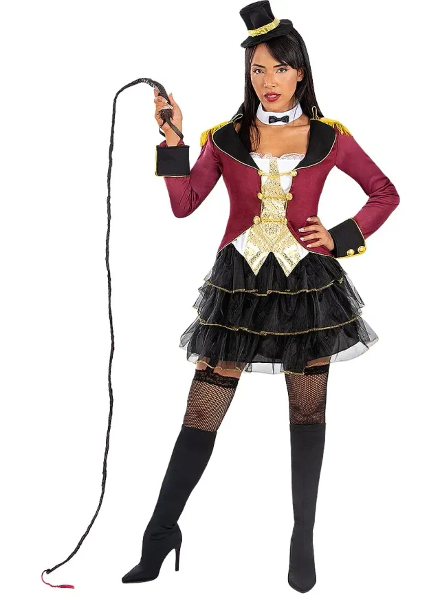 Funidelia Domatrice costume donna rosso taglia S circo