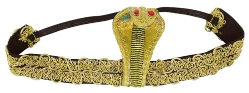 Guirca Cerchietto Egiziana Serpente Cleopatra Halloween