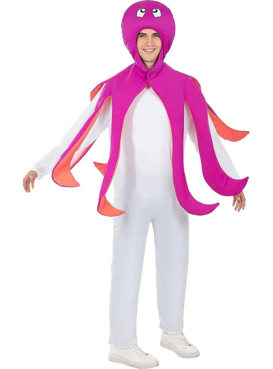 Funidelia costume polpo adulto azzurro animali mare