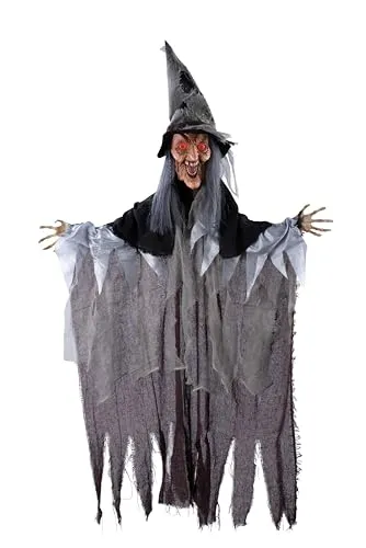 P'tit Clown 22227 strega animatronic da appendere 140 cm sonora
