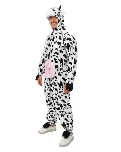 P'tit Clown mucca costume adulto tuta L-XL