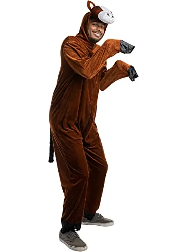 Funidelia Cavallo Costume Adulto L-XL Marrone