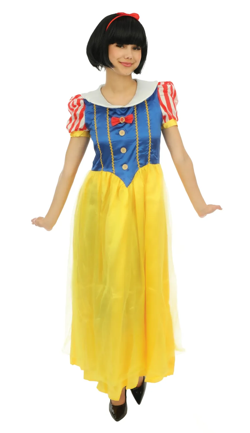 P'tit Clown Costume Principessa Adulto L/XL Giallo Blu