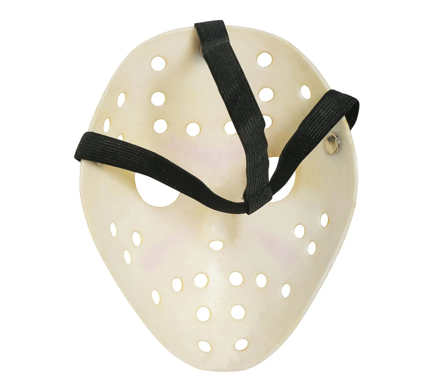 Guirca maschera hockey bambino beige in pvc