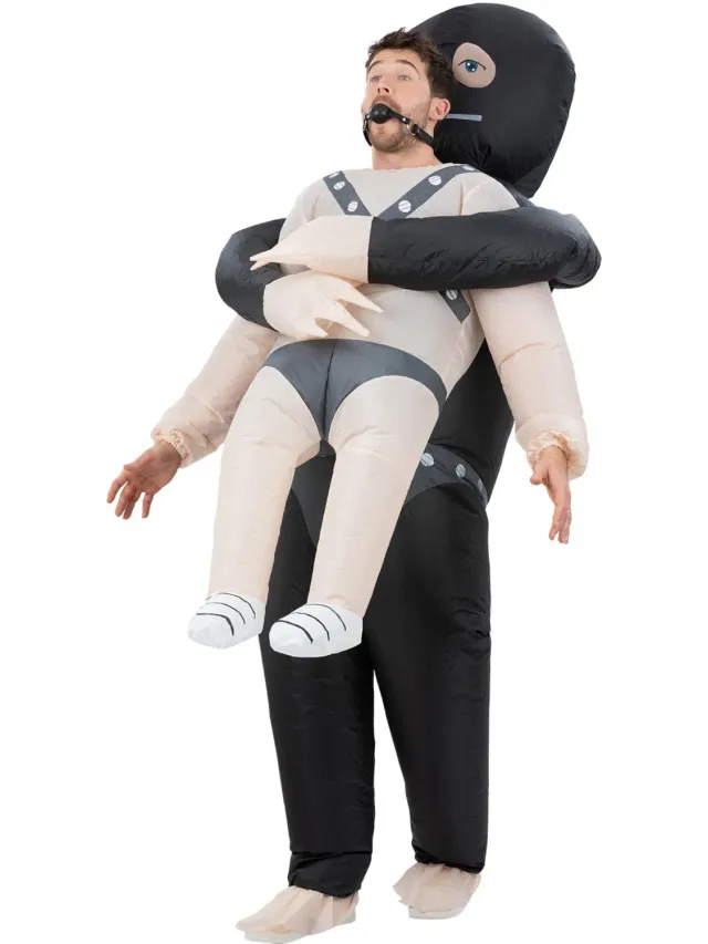 Smiffys Inflatable Gimp Kidnap costume gonfiabile unisex