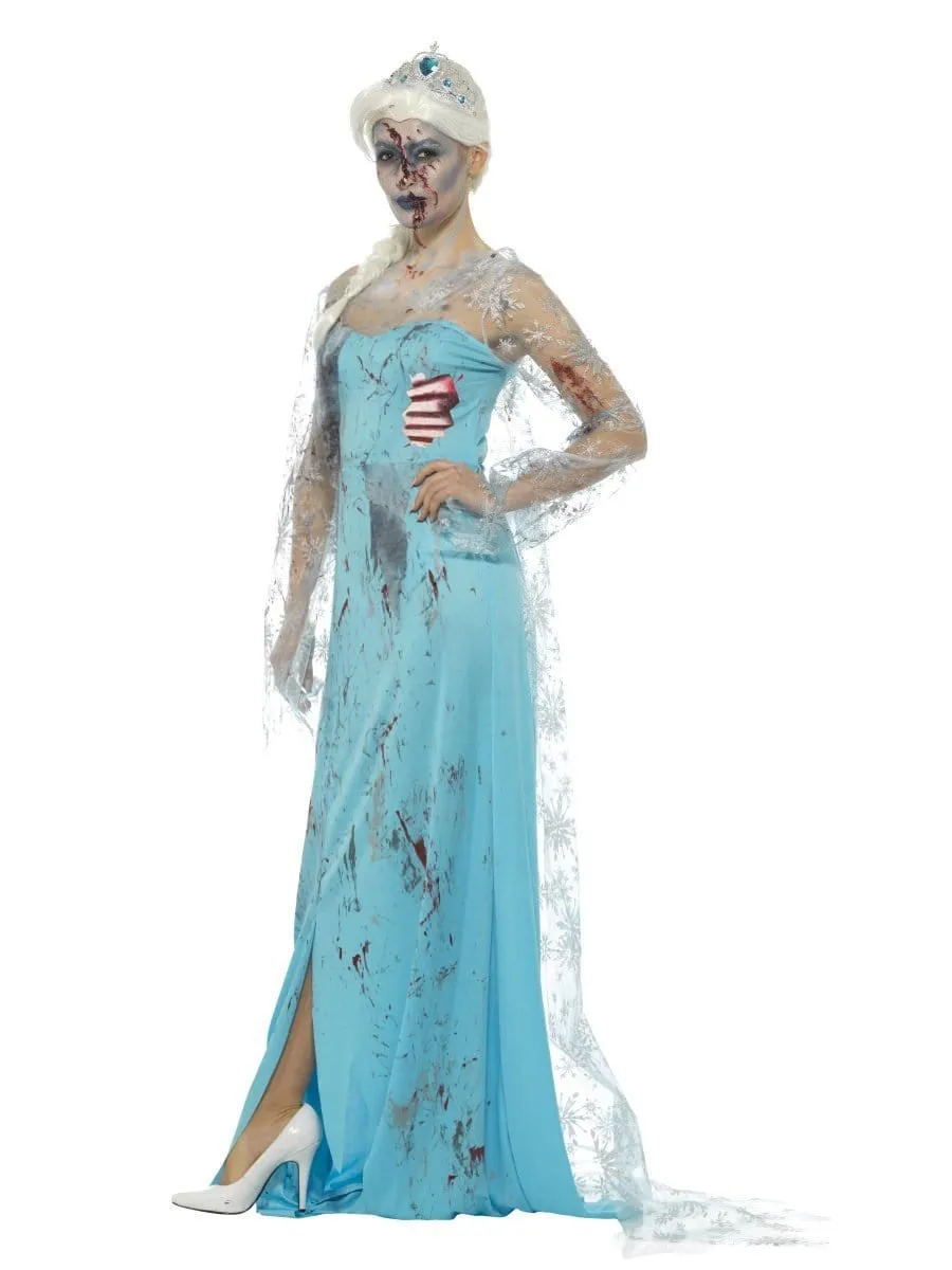 Smiffys Zombie Froze to Death costume donna vestito blu