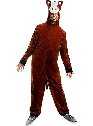 Funidelia Cavallo Costume Adulto L-XL Marrone