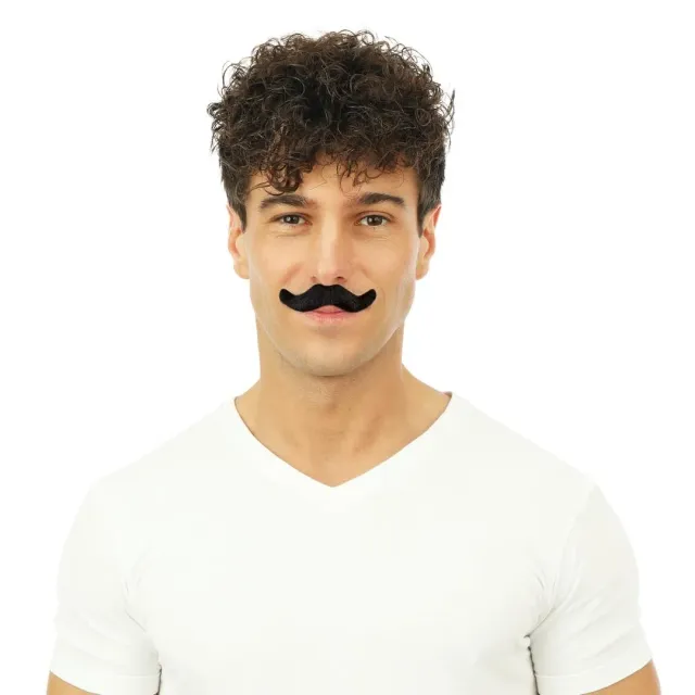 P'tit Clown Detective baffi finti neri uomo