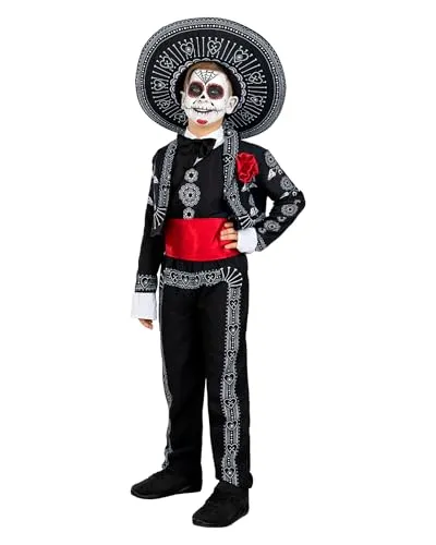Funidelia Mariachi costume bambino con sombrero 3-4 anni