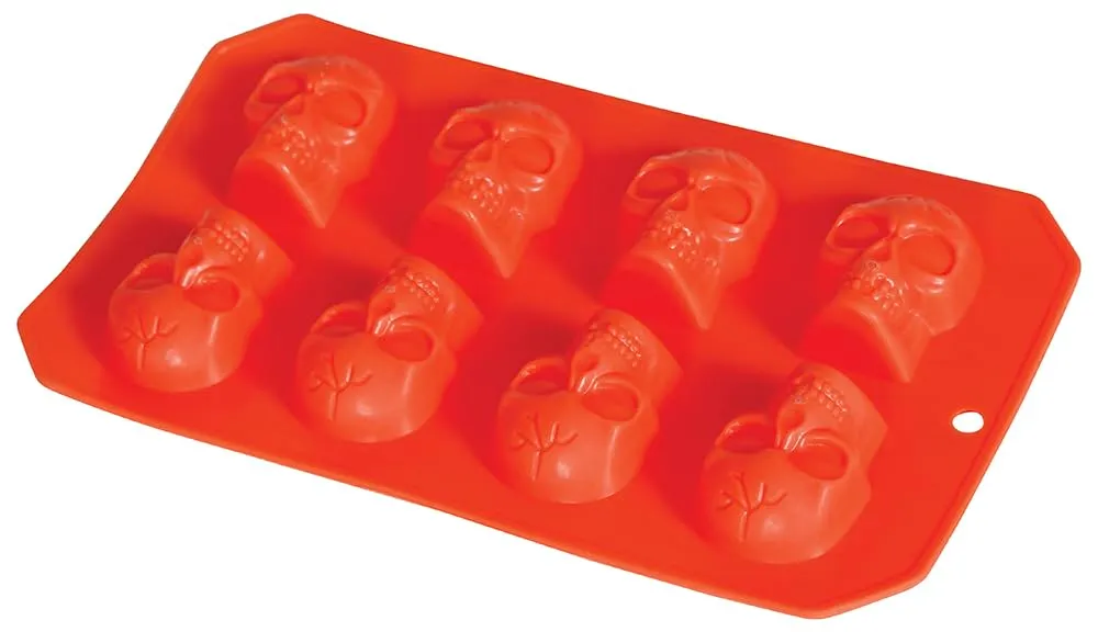 Fiestas Guirca Stampo Teschi Silicone Rosso Ghiaccio