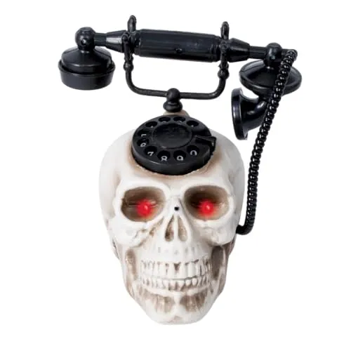 P'tit Clown 38629 teschio telefono animato 22 cm
