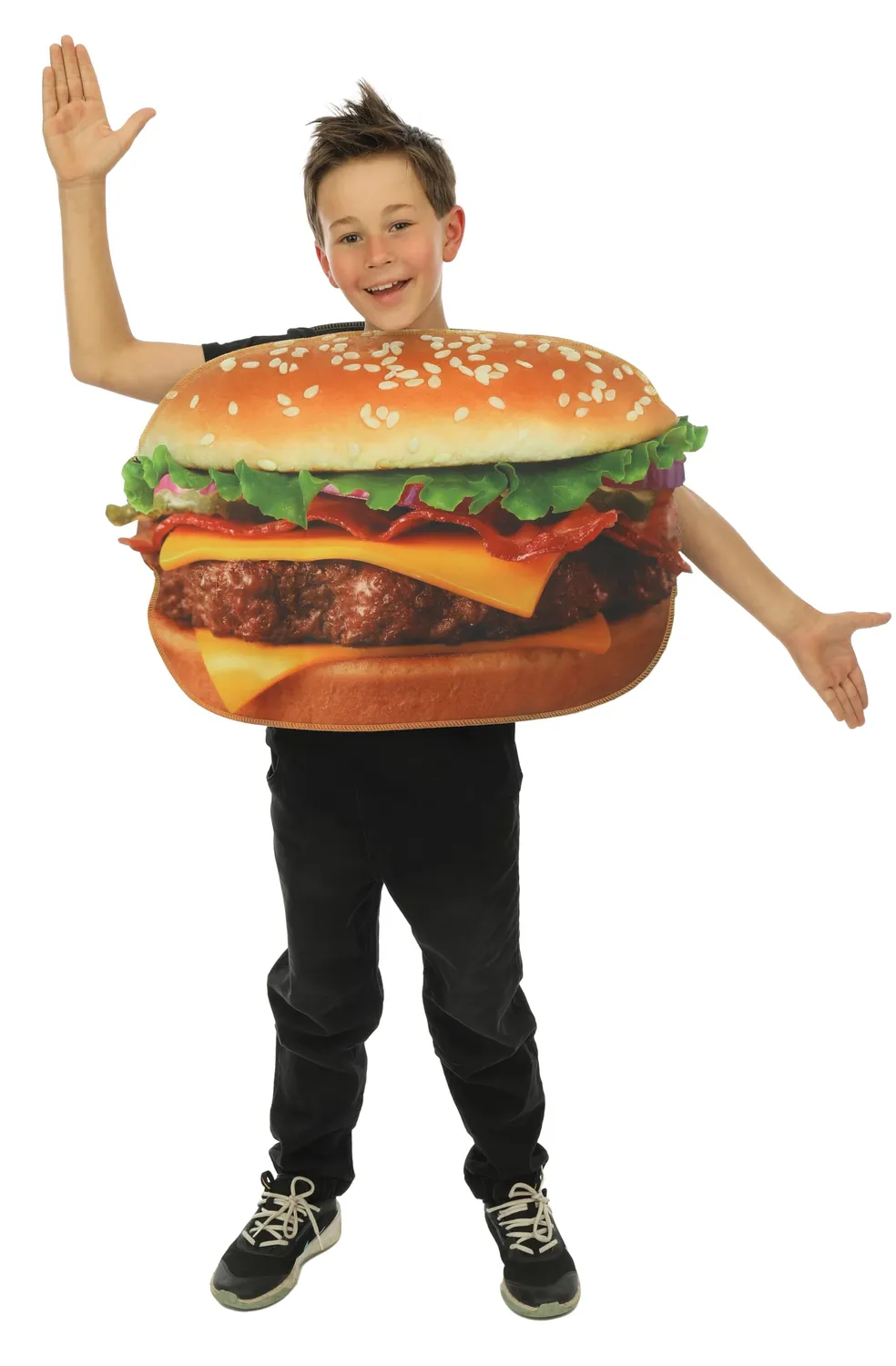P'tit Clown costume patatine fritte bambino taglia unica