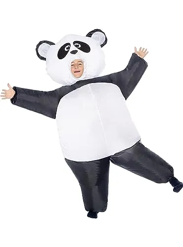 Funidelia Costume panda gonfiabile bambino taglia unica bianco