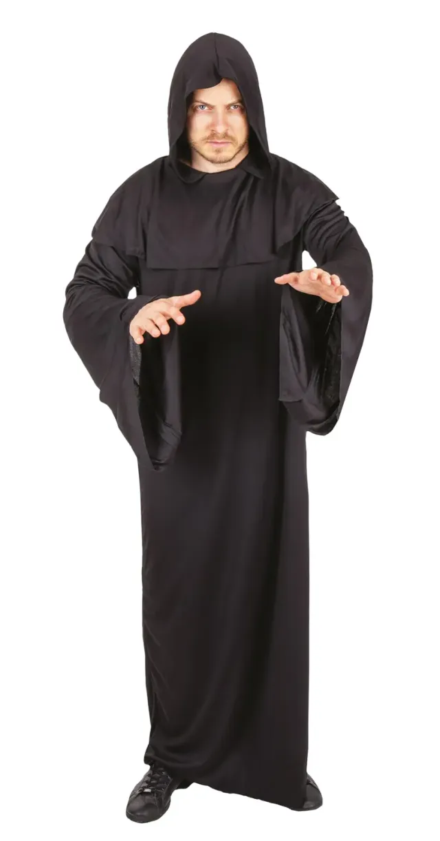 P'tit Clown 21092 Tunica Nera Adulto S/M con Cappuccio