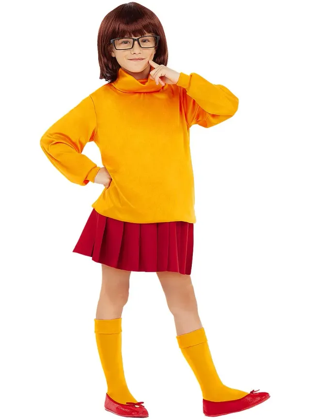 Funidelia Velma Scooby Doo costume bambina 10-12 anni arancione