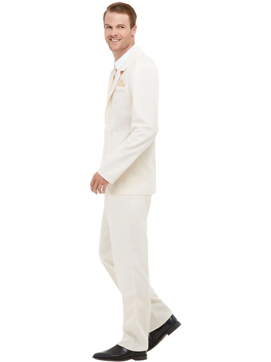 Smiffys Roaring 20s costume uomo Gatsby crema XL