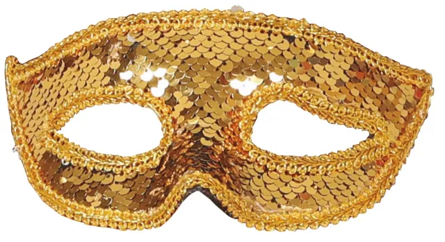 Fiestas Guirca Antifaz maschera occhi oro taglia unica