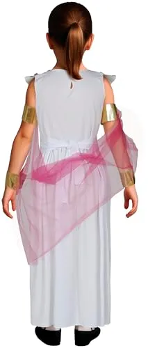 Guirca Egiziana costume bambina 10-12 anni bianco oro