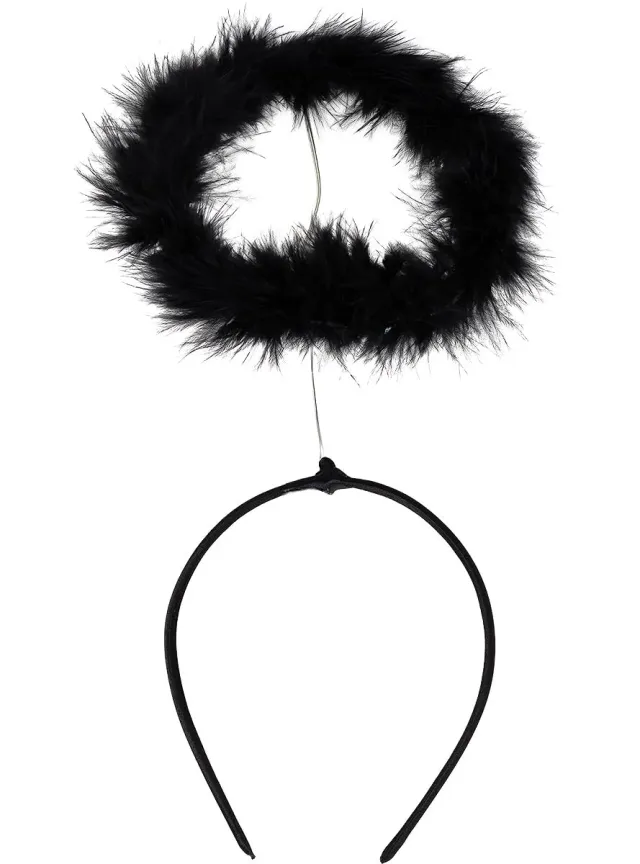 Funidelia Aureola Angelo Nera Accessorio Costume Adulto
