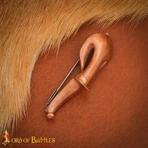 La Bottega di Merlino Fibula Romana IV Secolo Spilla Bronzo 9 cm
