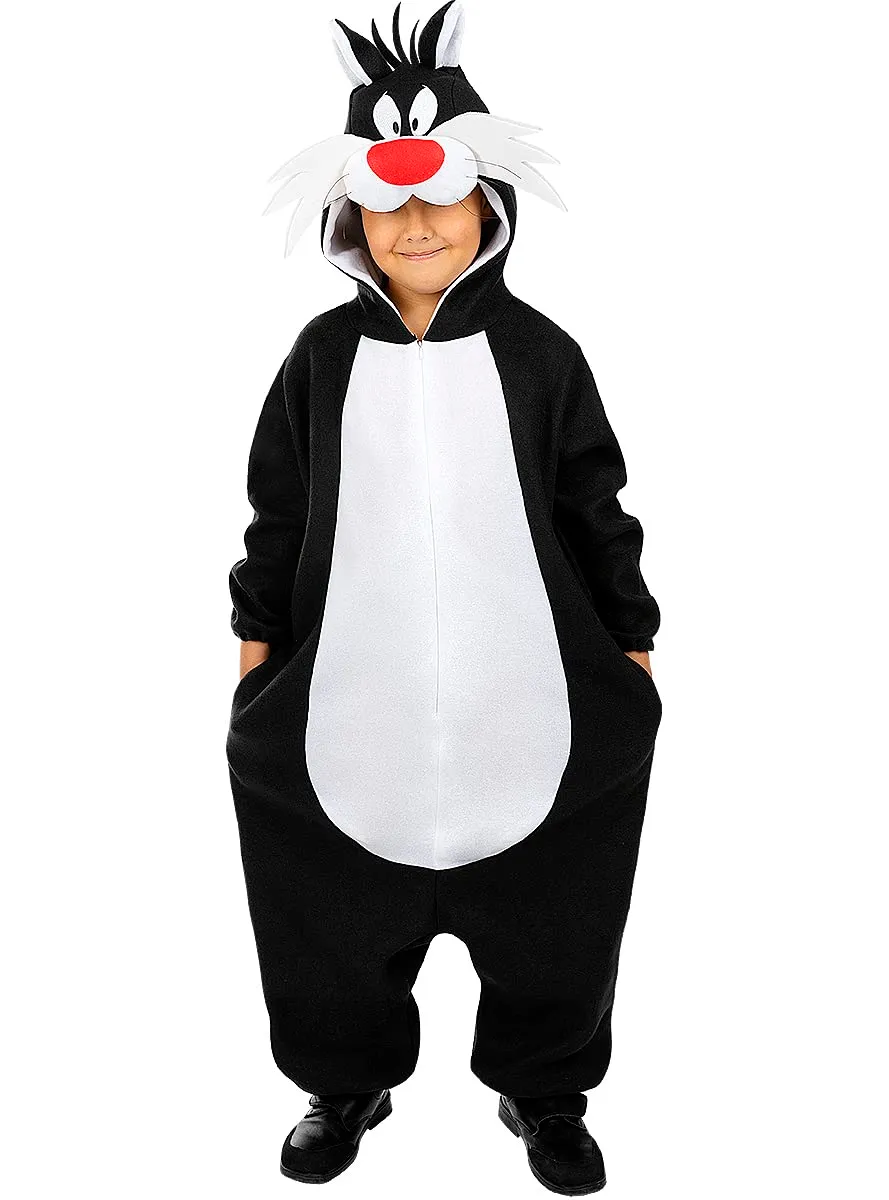 Funidelia Looney Tunes Silvestre costume bambino 3-4 anni nero