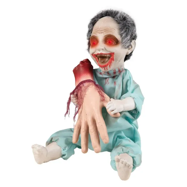P'tit Clown 23566 zombie animatronico 30 cm luminoso