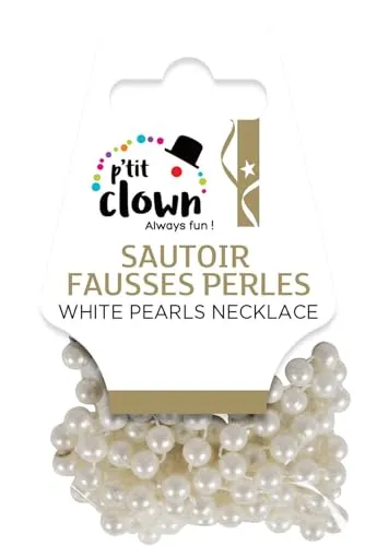 P'tit Clown 50106 collana perle rosse lunga 1,60 m