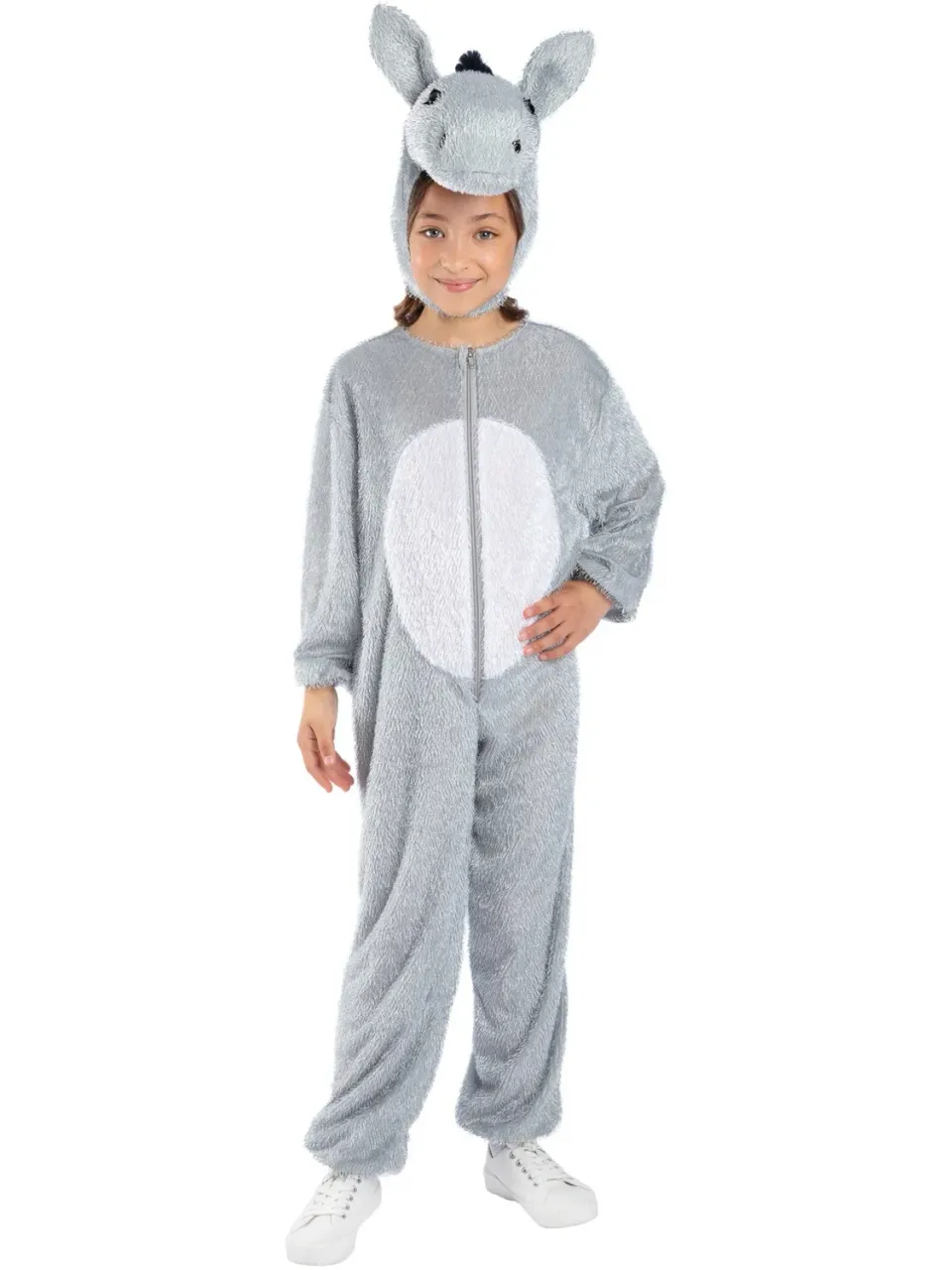 Smiffys Donkey costume asinello bambino grigio
