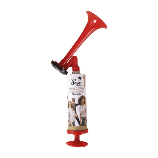 P'tit Clown Mini Corno trombetta tifoso manuale rossa