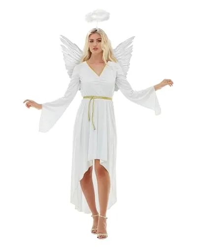 Funidelia Costume Angelo Donna M Bianco Natale