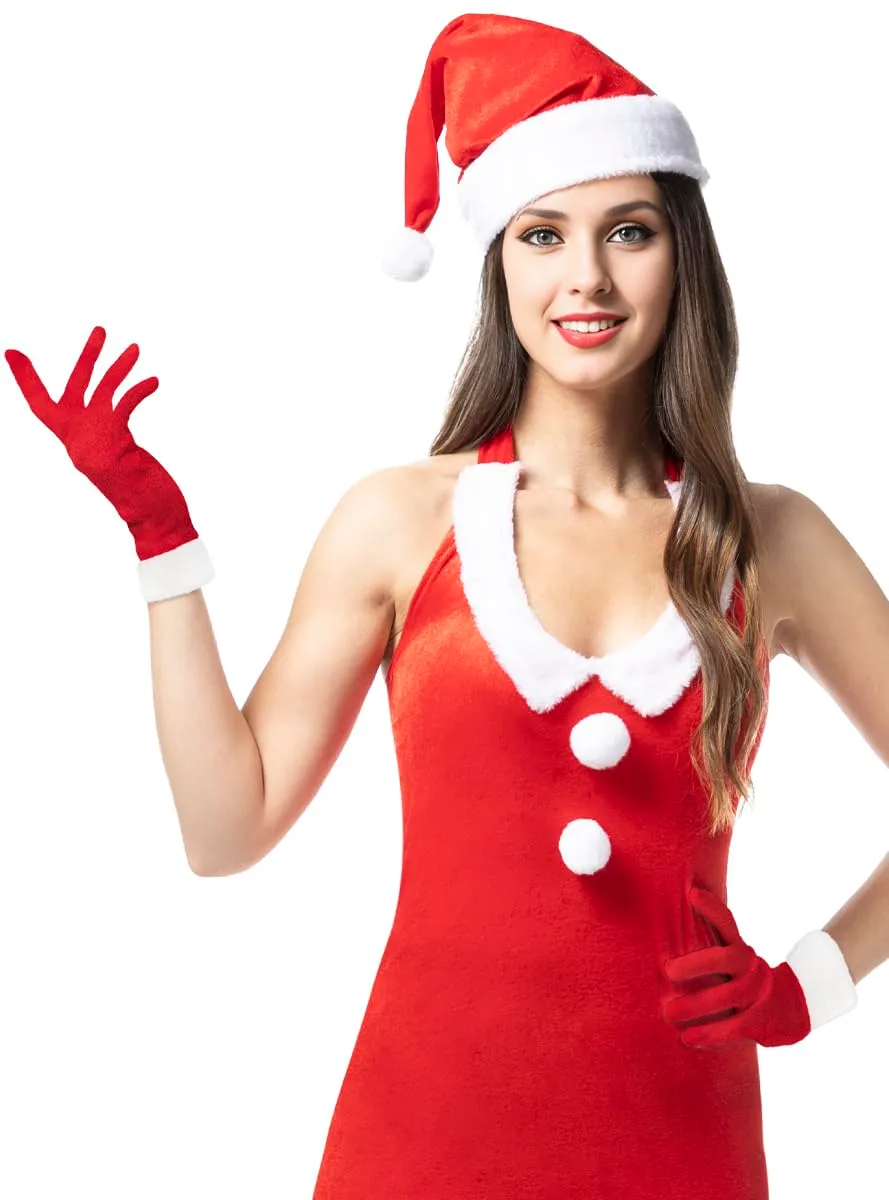 Funidelia Miss Mamma Natale costume donna rosso taglia M