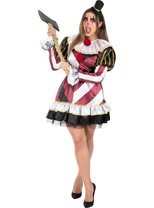 Funidelia Clown Horror Sexy Premium costume donna S porpora