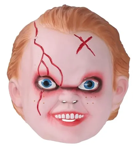 Fiestas Guirca Bambola Diabolica Maschera Lattice Halloween
