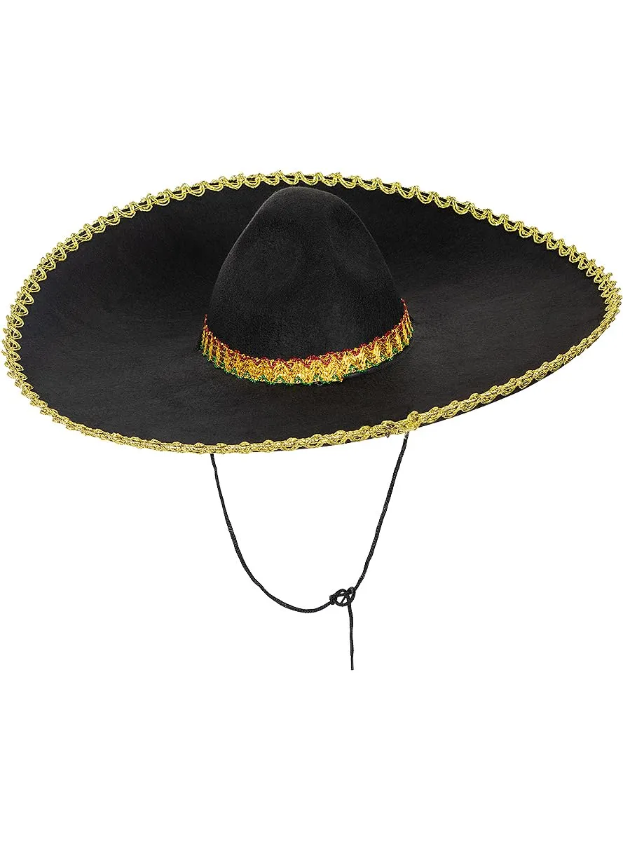 Funidelia Mariachi cappello uomo nero Giorno Morti