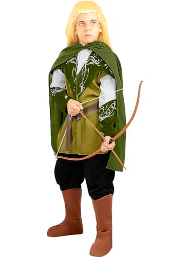 Funidelia Il Signore degli Anelli Legolas parrucca bionda sintetici