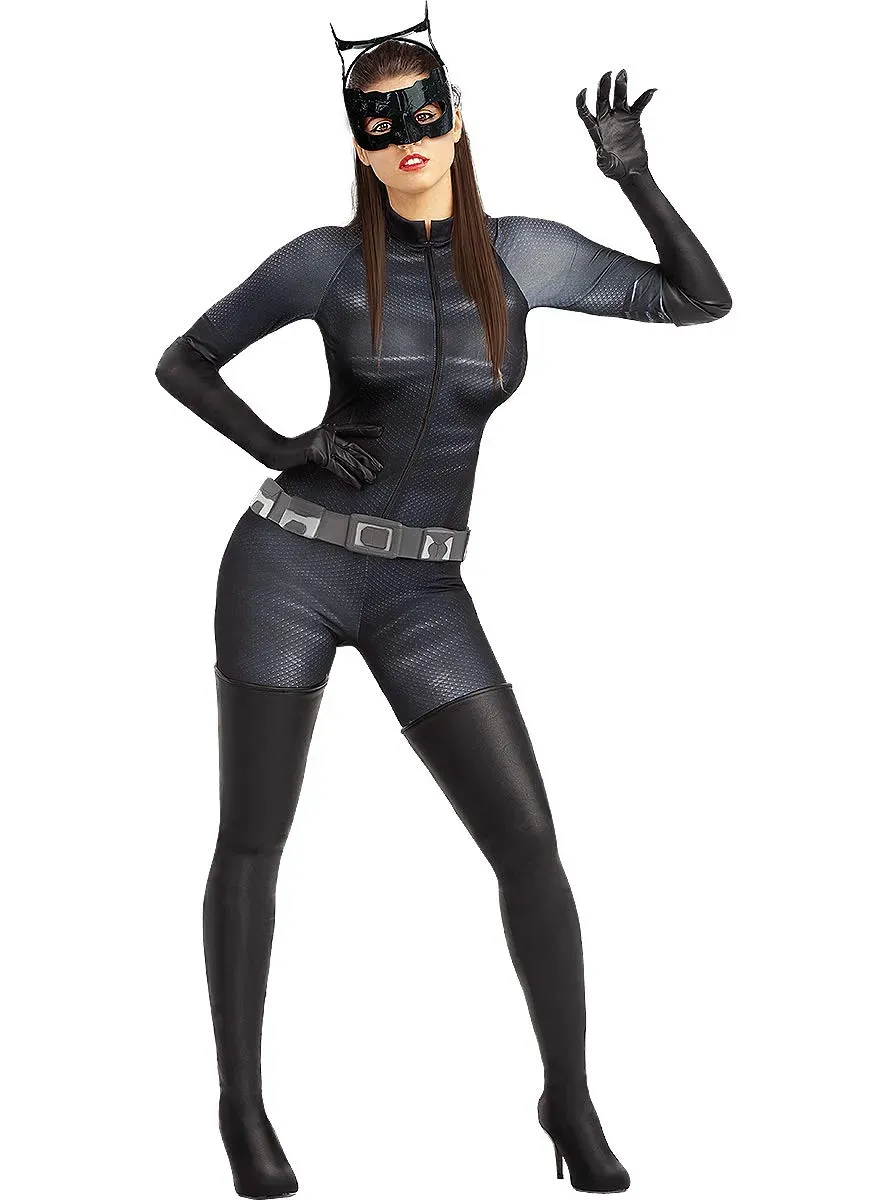 Funidelia Catwoman Gatta Costume Donna M Nero con Accessori