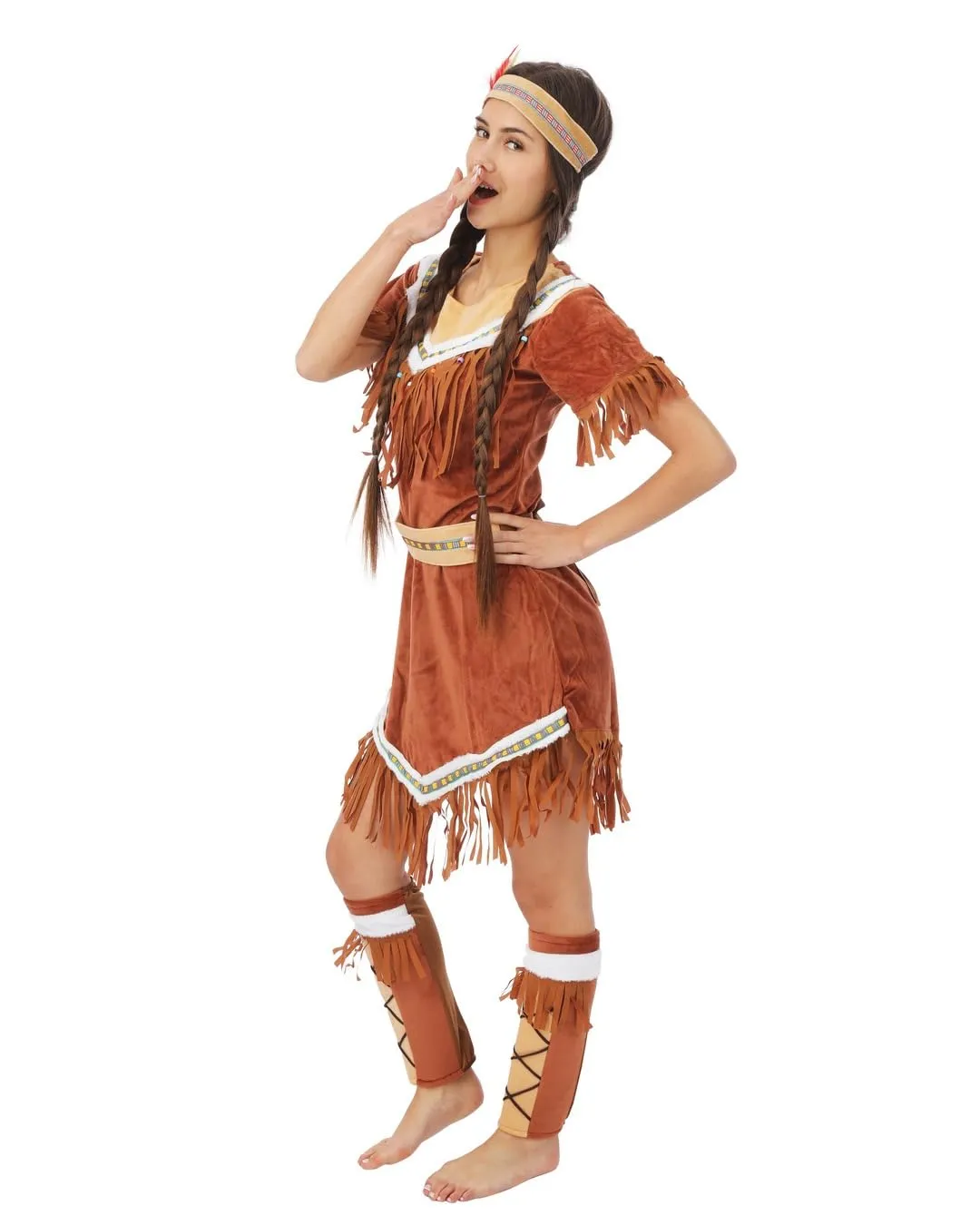 P'tit Clown Indiana costume donna apache L-XL Carnevale