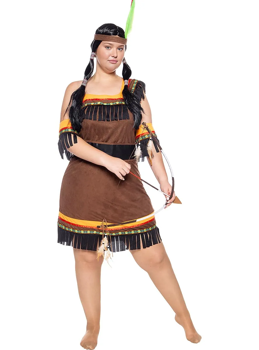Funidelia Nativo Deluxe costume donna marrone