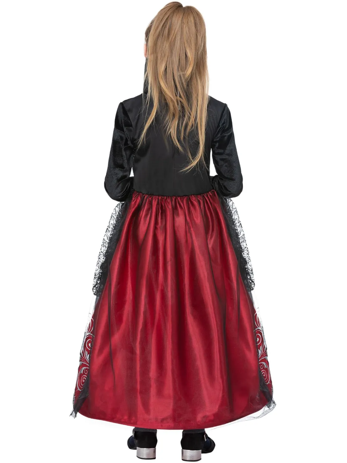 Smiffys Deluxe Vampiress costume bambina luminoso 4-9 anni