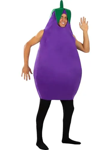 Funidelia Melanzana costume adulto taglia unica viola