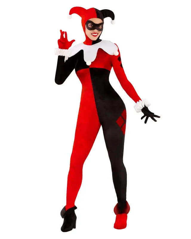 Funidelia Harley Quinn costume donna DC Comics completo