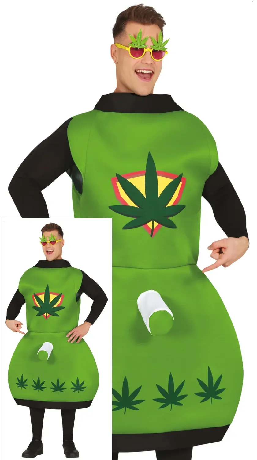 Guirca Tunica Foglia Verde costume uomo 52-54
