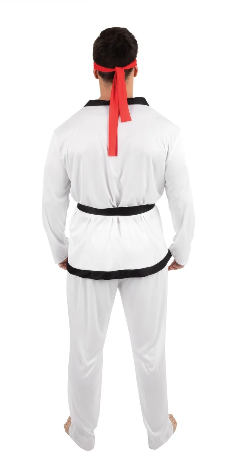 P'tit Clown Costume Taekwondo Adulto Bianco L-XL Poliestere