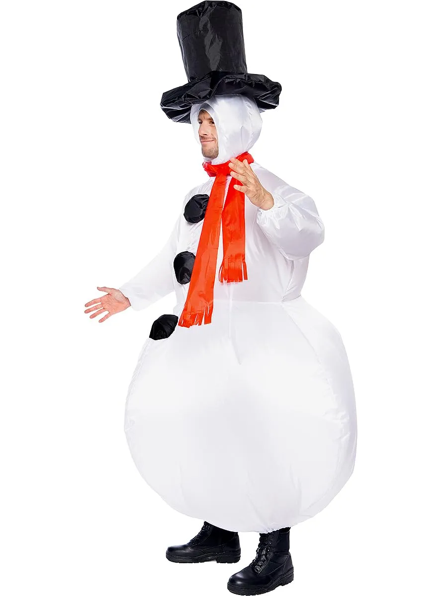 Funidelia costume pupazzo neve gonfiabile taglia unica