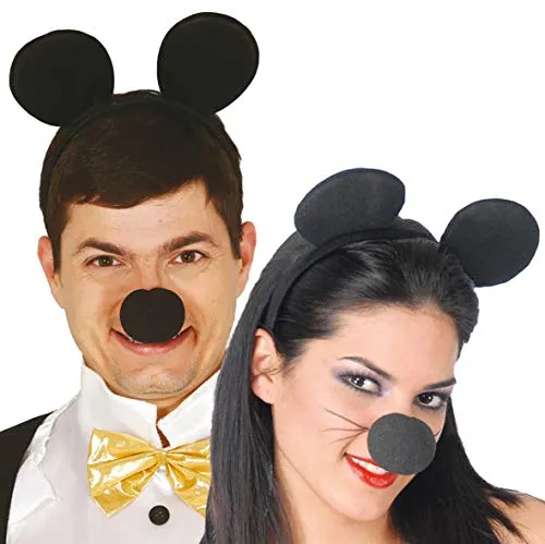Fiestas Guirca Topolino cerchietto orecchie topo