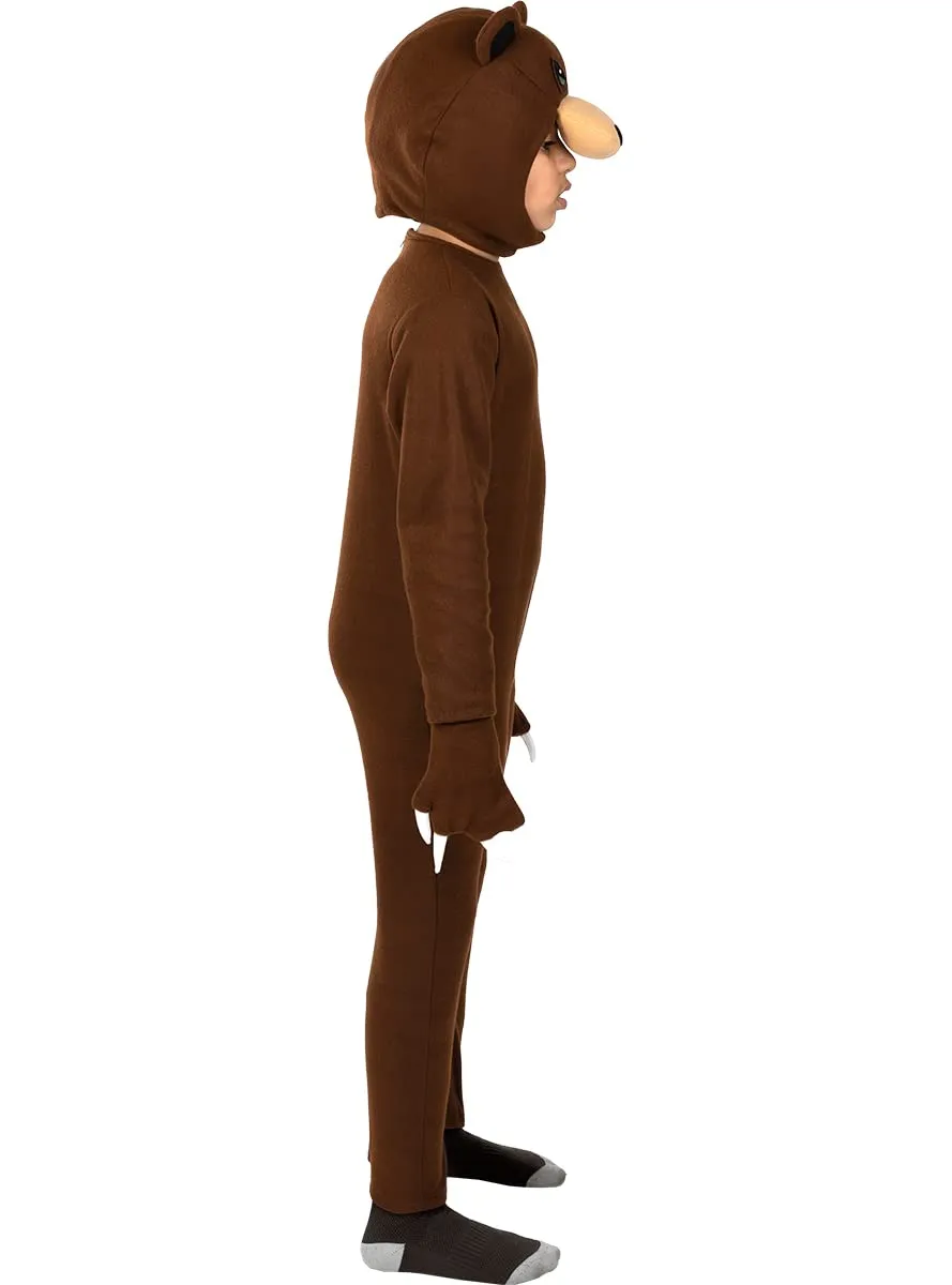 Funidelia Orso Bruno costume bambino 10-12 anni nero