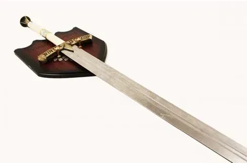 La Bottega di Merlino Spada Eddar Stark 118 cm con pannello