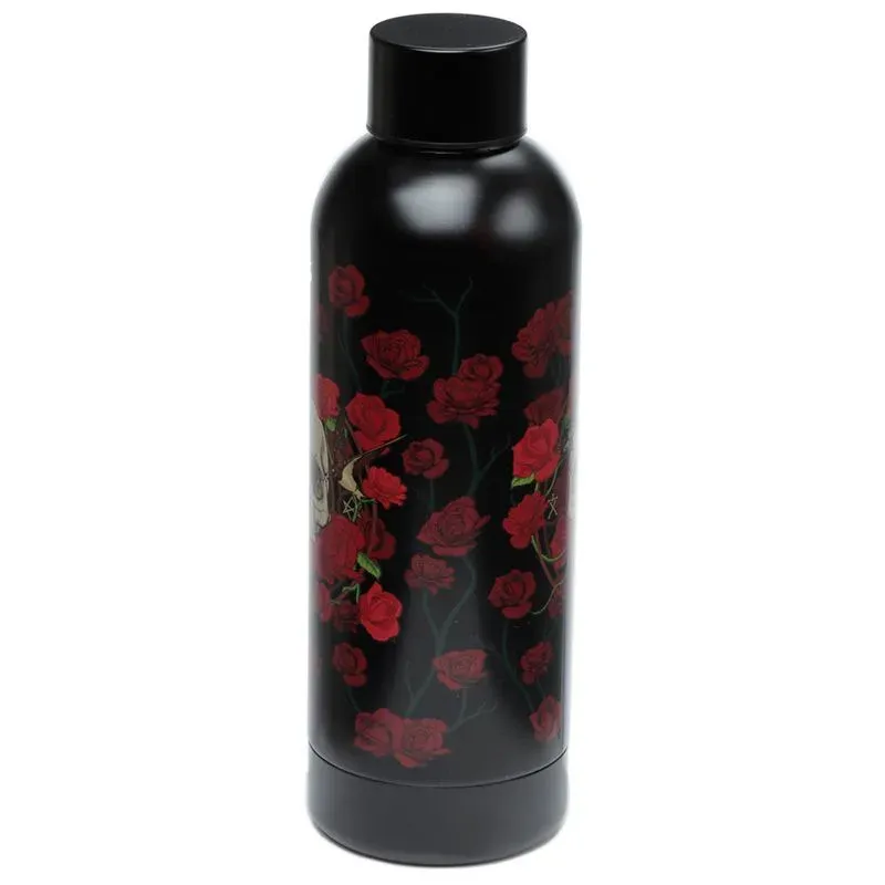 La Bottega di Merlino Borraccia termica Rose e Teschi 530ml