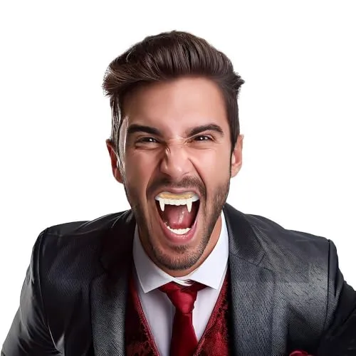 Guirca Denti Vampiro in Lattice per Halloween