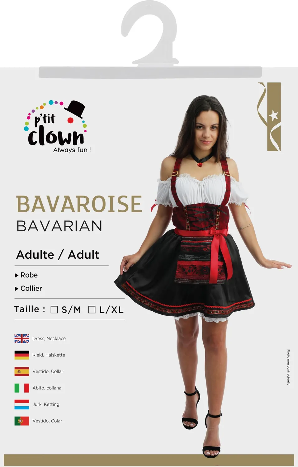 P'tit Clown Oktoberfest costume bavarese L-XL